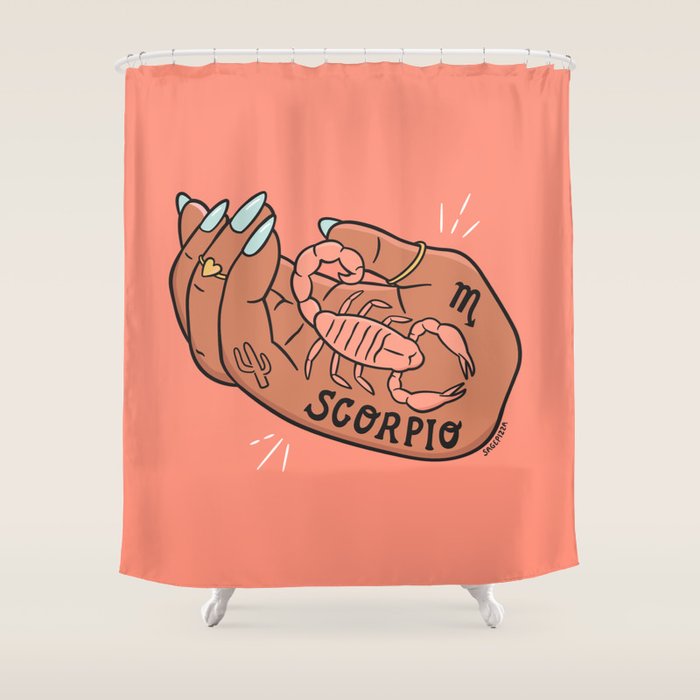 SCORPIO Shower Curtain Gallery Image 1
