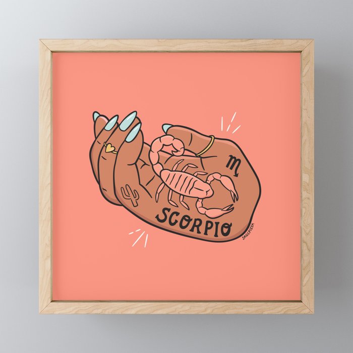 SCORPIO Mini Art Print Gallery Image 1