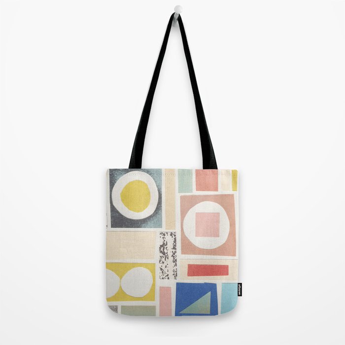 Abstract Mixed Media Collage #7 Tote Bag Gallery Image 2
