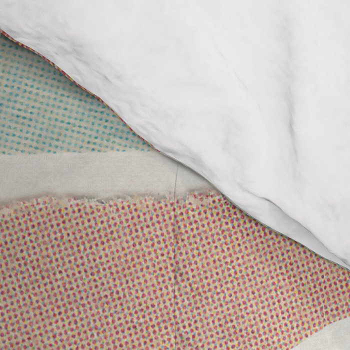 Abstract Mixed Media Collage #7 Comforter Gallery Image 4