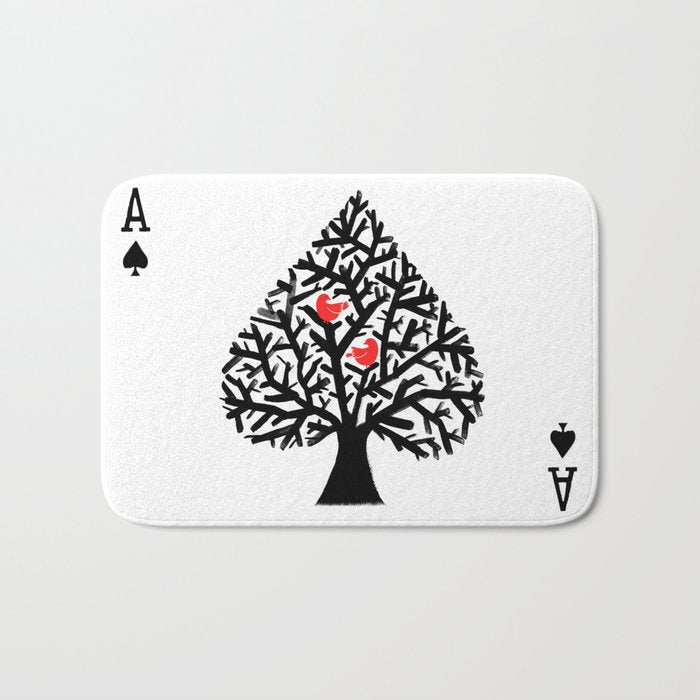 Ace of spade Bath Mat Gallery Image 1