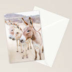 Three Donkeys in Baja, Mexico Stationery Card Gallery Image 2