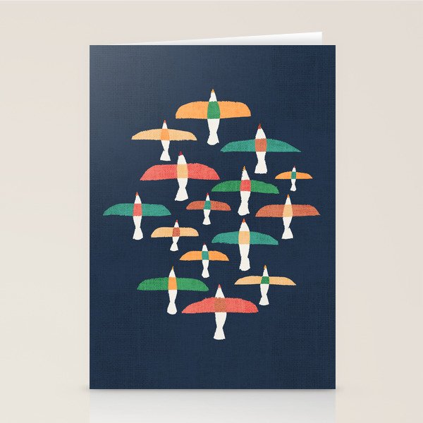 Vintage seagull Stationery Card Gallery Image 2