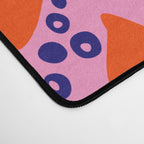 Pink home jungle: Organic shapes and flowers Desk Mat Gallery Image 4