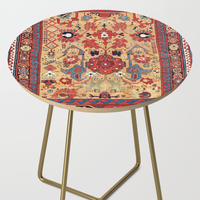 Sauj Bulag Azerbaijan Northwest Persian Rug Print Side Table Gallery Image 2