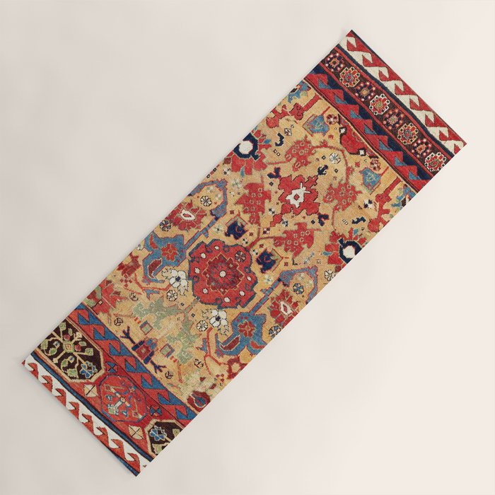 Sauj Bulag Azerbaijan Northwest Persian Rug Print Yoga Mat Gallery Image 1