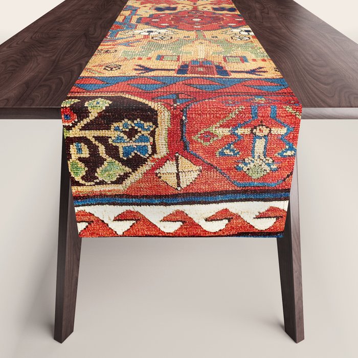 Sauj Bulag Azerbaijan Northwest Persian Rug Print Table Runner Gallery Image 1