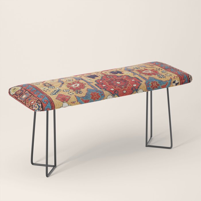 Sauj Bulag Azerbaijan Northwest Persian Rug Print Bench Gallery Image 1