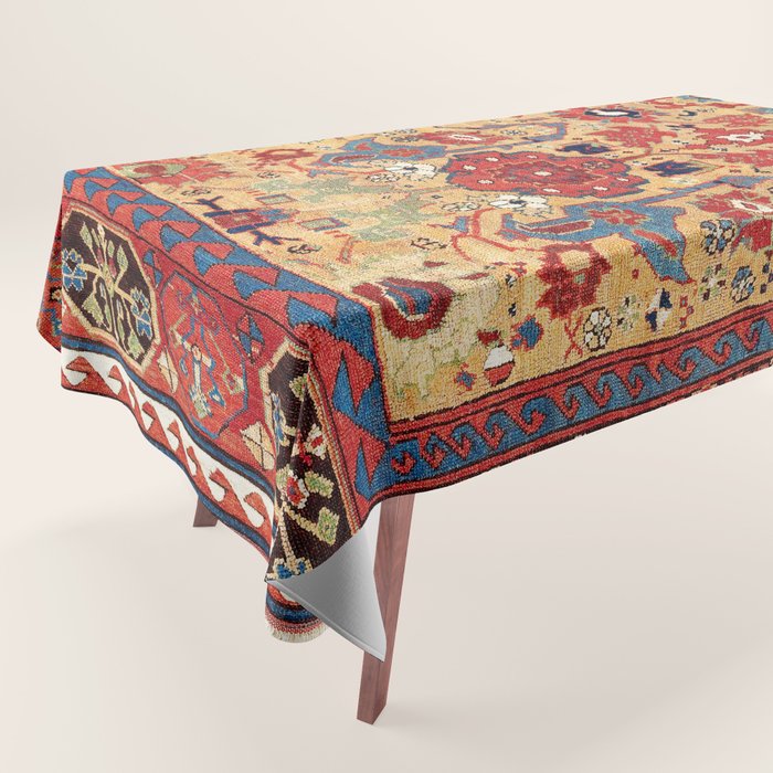 Sauj Bulag Azerbaijan Northwest Persian Rug Print Tablecloth Gallery Image 1