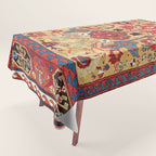 Sauj Bulag Azerbaijan Northwest Persian Rug Print Tablecloth Gallery Image 1