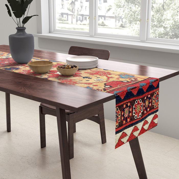Sauj Bulag Azerbaijan Northwest Persian Rug Print Table Runner Gallery Image 2