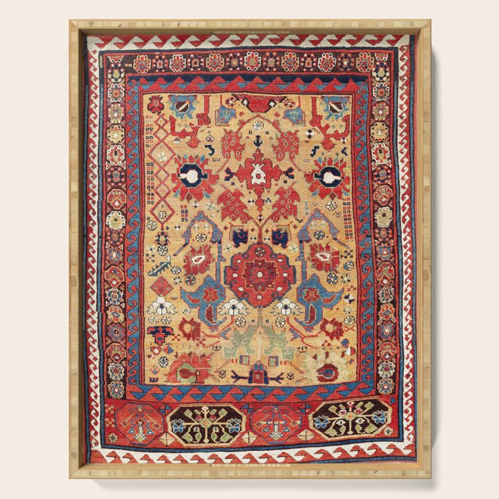 Sauj Bulag Azerbaijan Northwest Persian Rug Print Serving Tray Gallery Image 1