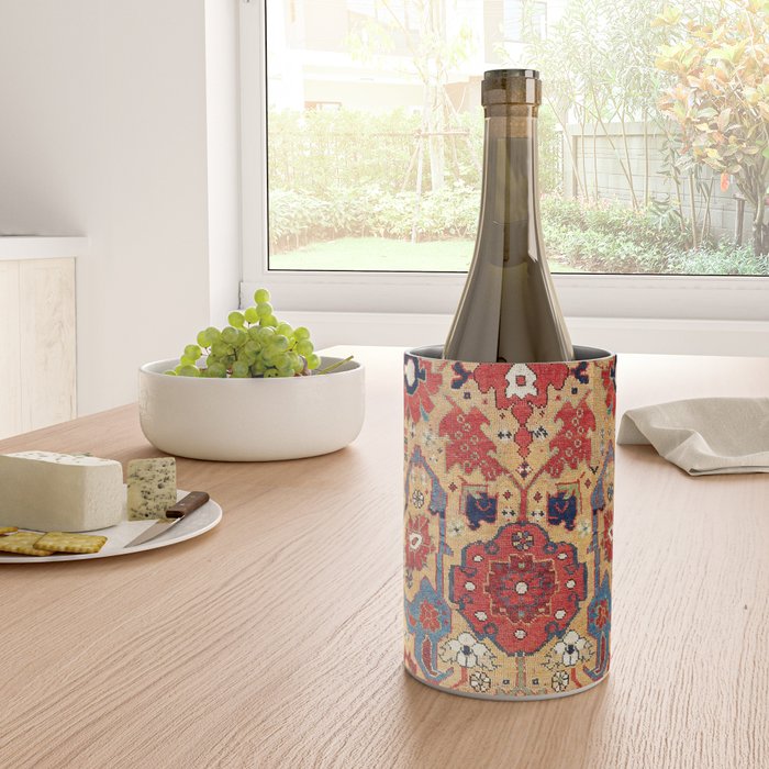 Sauj Bulag Azerbaijan Northwest Persian Rug Print Wine Chiller Gallery Image 4
