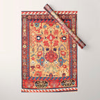Sauj Bulag Azerbaijan Northwest Persian Rug Print Wrapping Paper Gallery Image 1
