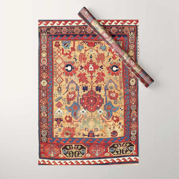 Sauj Bulag Azerbaijan Northwest Persian Rug Print Wrapping Paper Gallery Image 1