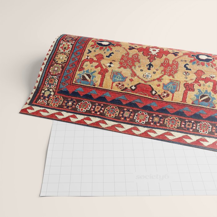 Sauj Bulag Azerbaijan Northwest Persian Rug Print Wrapping Paper Gallery Image 2
