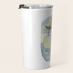 Cute Whale in the Sea Travel Mug Gallery Image 3