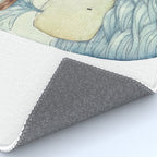 Cute Whale in the Sea Rug Gallery Image 4