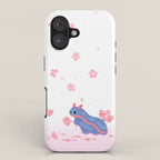 Cherry blossom slug iPhone Case Gallery Image 1