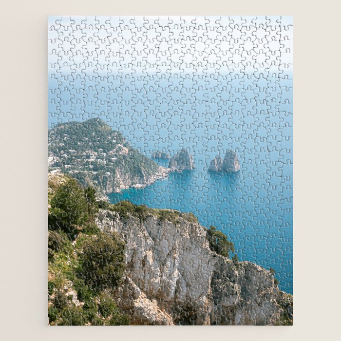Coast of Capri | Italy coastal travel photography Jigsaw Puzzle Gallery Image 1