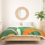 Things Are Looking Up / Tropical Greenery Duvet Cover Gallery Image 3