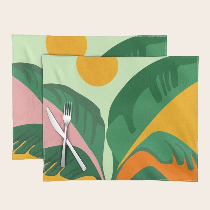 Things Are Looking Up / Tropical Greenery Placemat Gallery Image 1