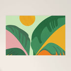 Things Are Looking Up / Tropical Greenery Welcome Mat Gallery Image 1