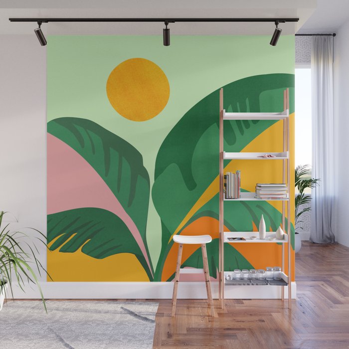 Things Are Looking Up / Tropical Greenery Wall Mural Gallery Image 1