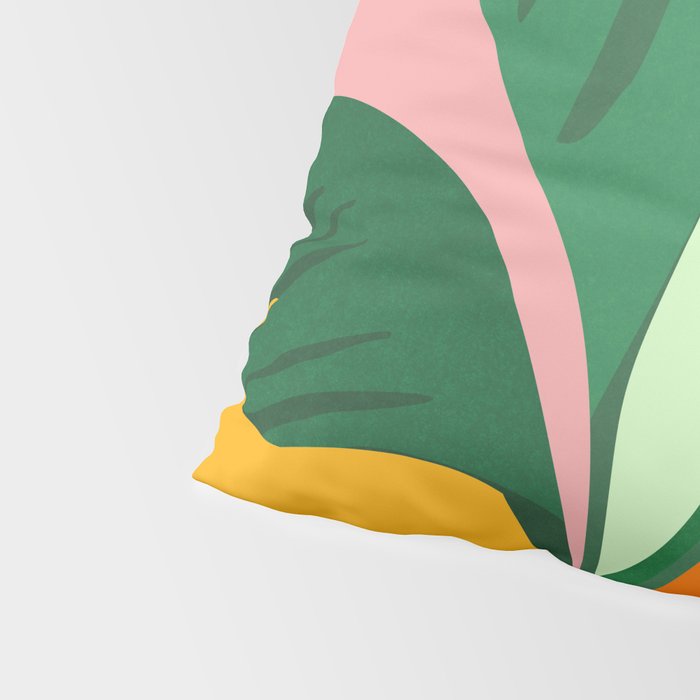 Things Are Looking Up / Tropical Greenery Pillow Sham Gallery Image 4