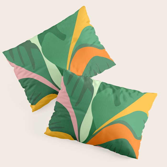 Things Are Looking Up / Tropical Greenery Pillow Sham Gallery Image 3
