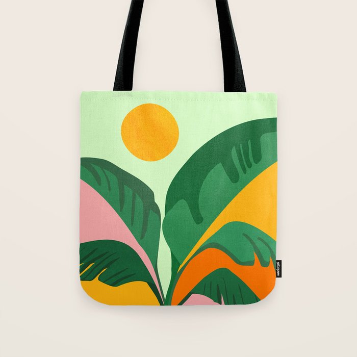 Things Are Looking Up / Tropical Greenery Tote Bag Gallery Image 1