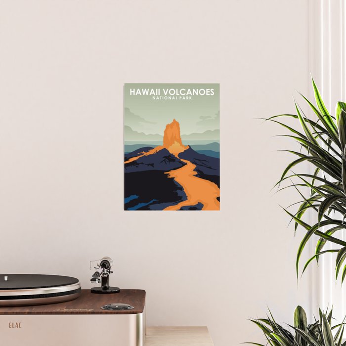 Hawaii Volcanoes National Park Travel Poster Poster Gallery Image 2