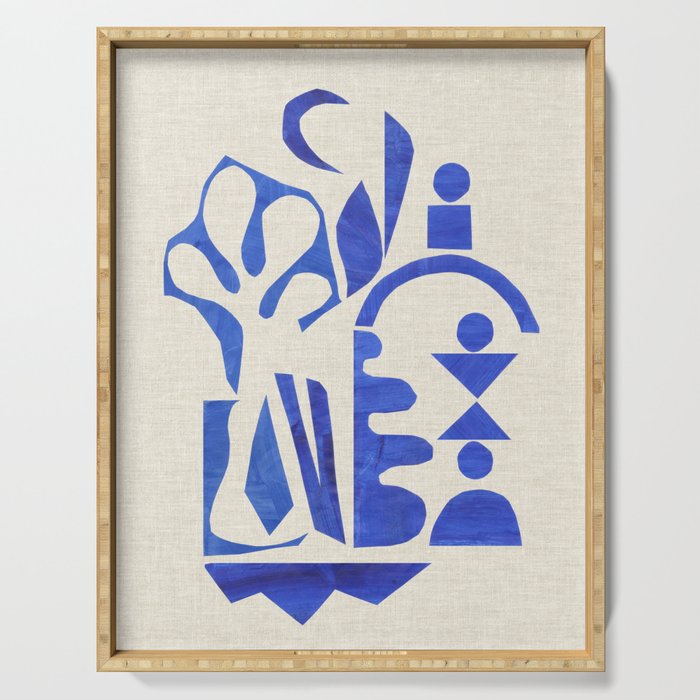 Ocean Waves Serving Tray Gallery Image 1