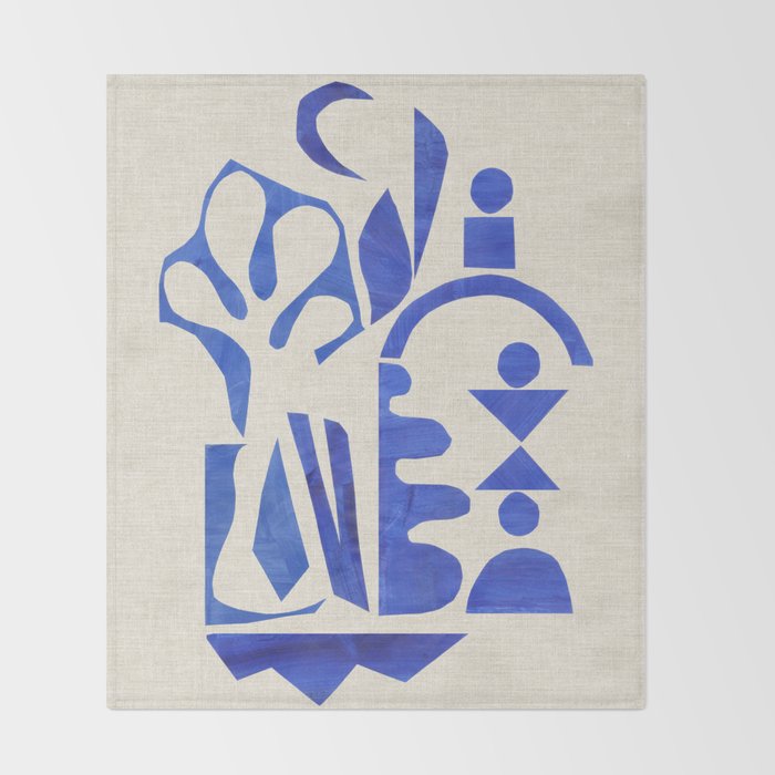 Ocean Waves Throw Blanket Gallery Image 2