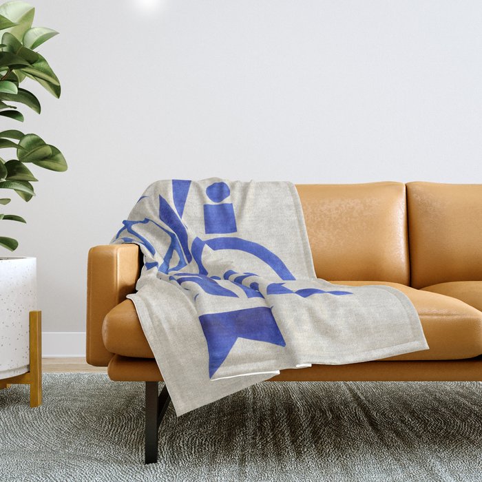 Ocean Waves Throw Blanket Gallery Image 1