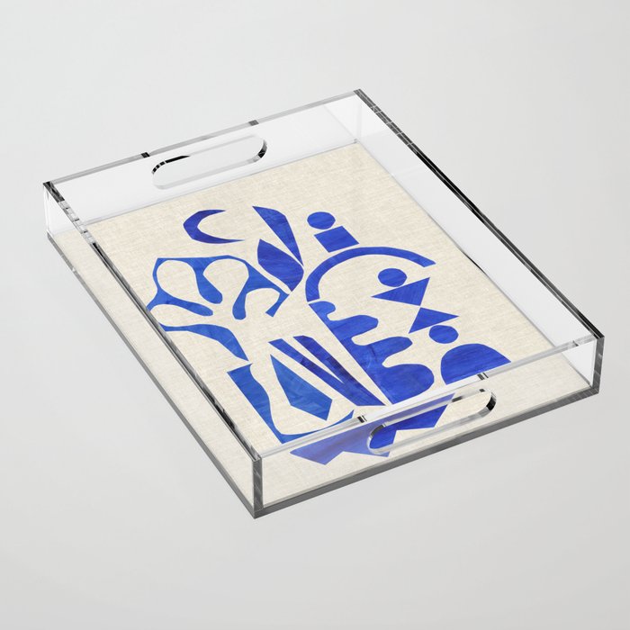Ocean Waves Acrylic Tray Gallery Image 1