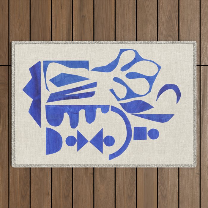 Ocean Waves Outdoor Rug Gallery Image 1