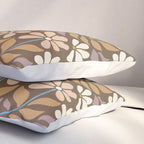 Retro Floral Pattern Bloom Pillow Sham Gallery Image 3