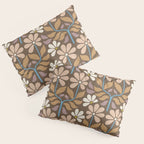 Retro Floral Pattern Bloom Pillow Sham Gallery Image 3