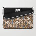 Retro Floral Pattern Bloom Laptop Sleeve Gallery Image 2