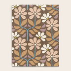 Retro Floral Pattern Bloom Notebook Gallery Image 4