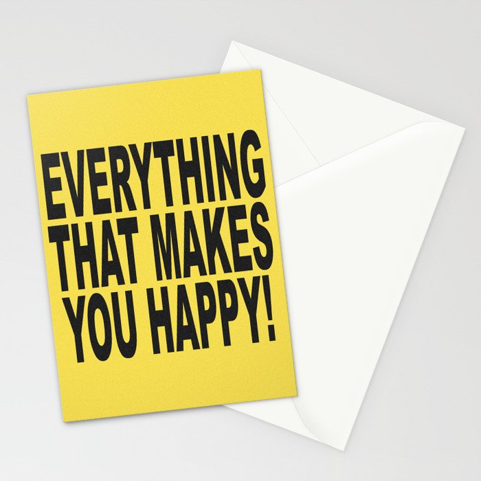 EVERYTHINGTHATMAKESYOUHAPPY Stationery Card Gallery Image 2