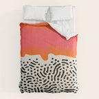 Sunset & Spots: Mid Century Abstraction Comforter Gallery Image 6
