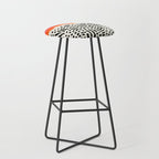 Sunset & Spots: Mid Century Abstraction Stool Gallery Image 1