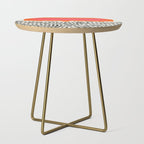 Sunset & Spots: Mid Century Abstraction Side Table Gallery Image 1