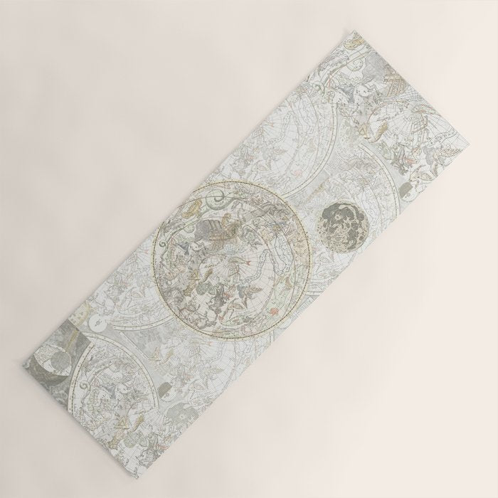 Star map of the Southern Starry Sky Yoga Mat Gallery Image 1