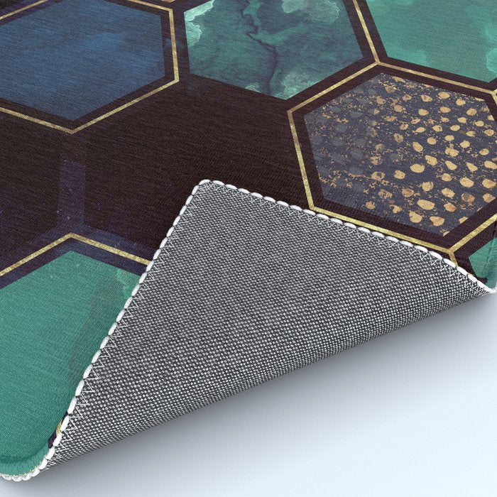 Blue & Gold Rug Gallery Image 4