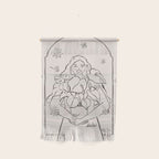 Falling Flowers lines Wall Hanging Gallery Image 1