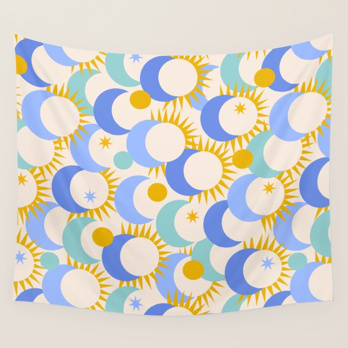 Celestial Eclipse Wall Tapestry Gallery Image 1