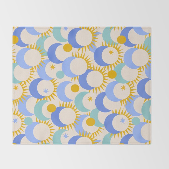 Celestial Eclipse Throw Blanket Gallery Image 2